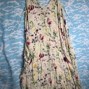 Lovestitch Floral Spaghetti Strap Maxi Dress